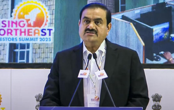 Adani Group Pledges ₹50,000 Crore Investment in Northeast India for Green Energy, Infrastructure